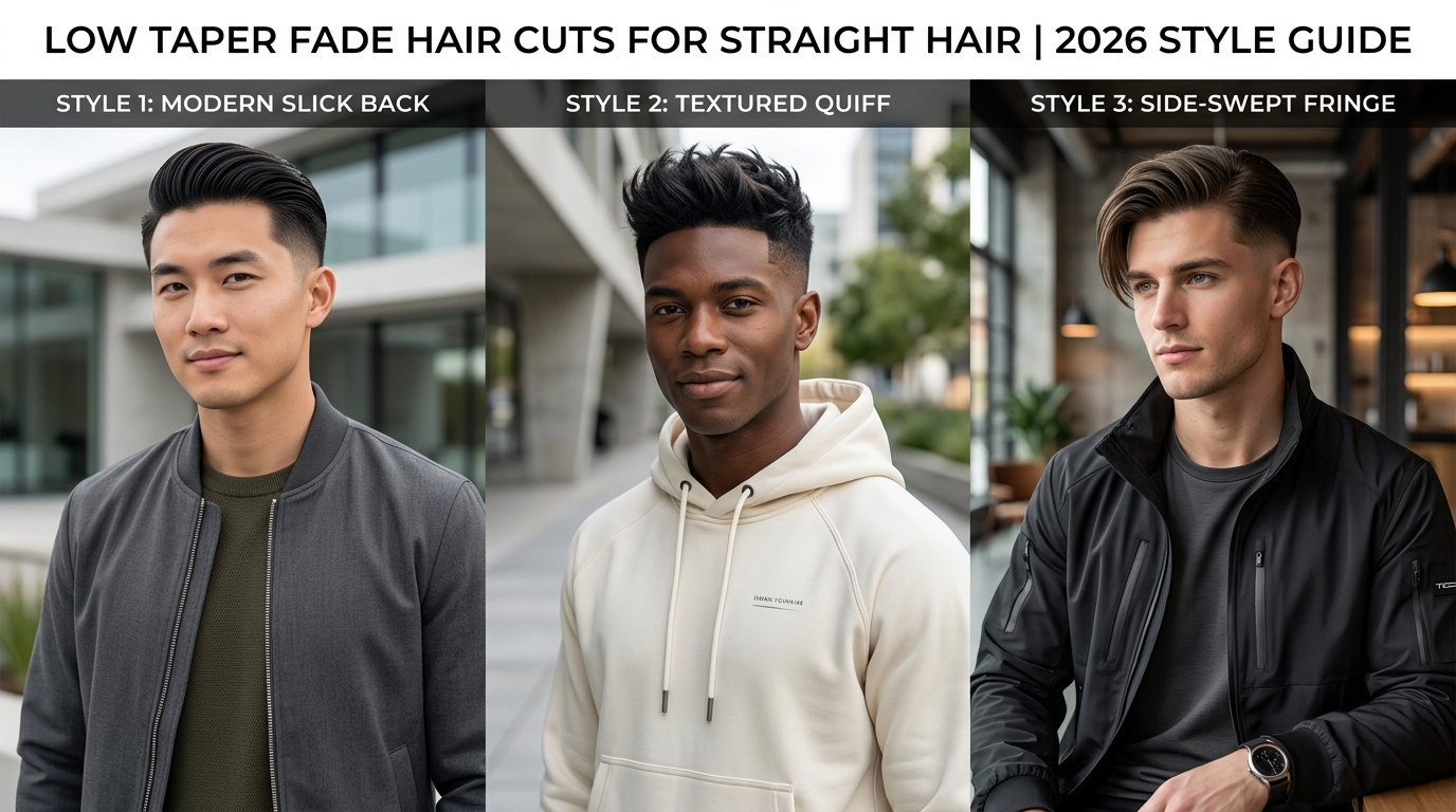 Low Taper Fade Haircut for Straight Hair: Complete Style Guide for 2026