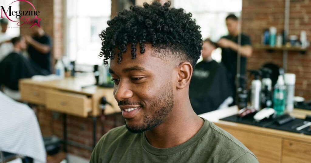 Low Taper Fade For Curly Hair
