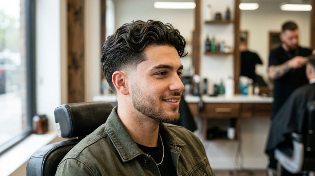 Wavy Low Taper Fade

