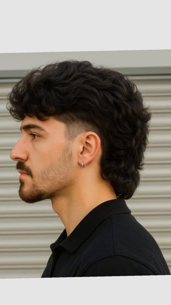 Low Taper Wavy Mullet