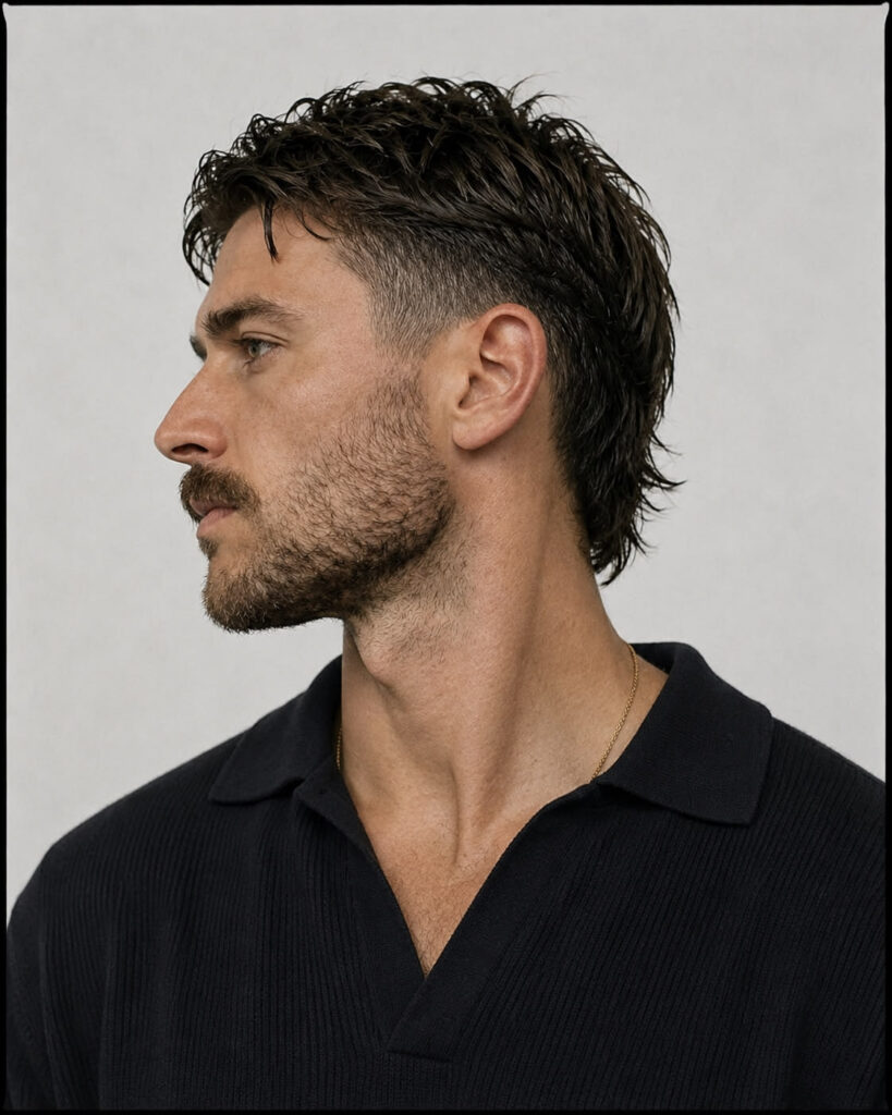 Thick Wavy Hair Mullet