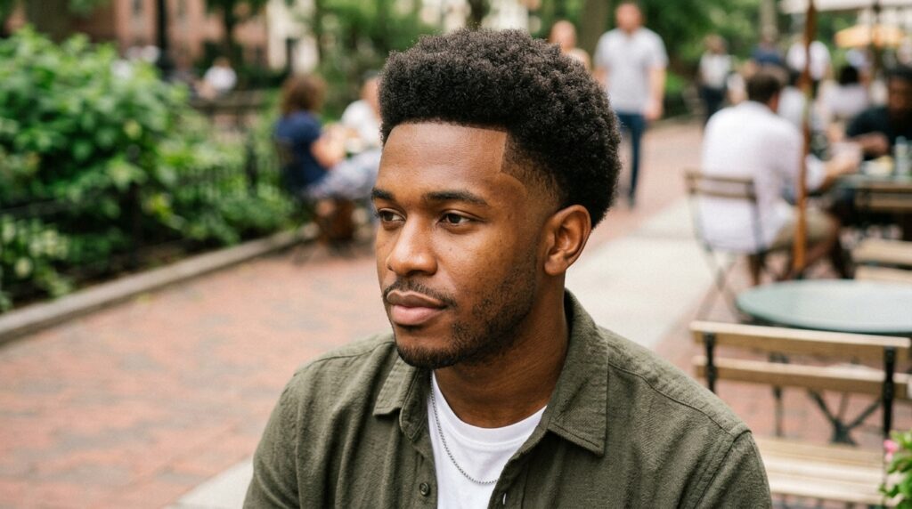 Afro Low Taper Fade