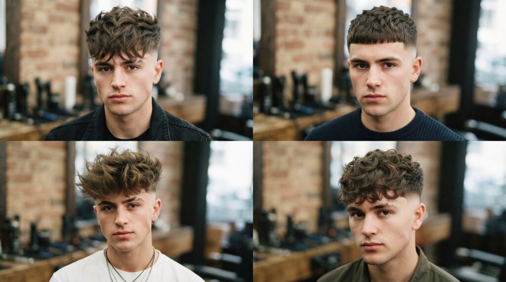 Blowout Taper Textured Fringe Variations
