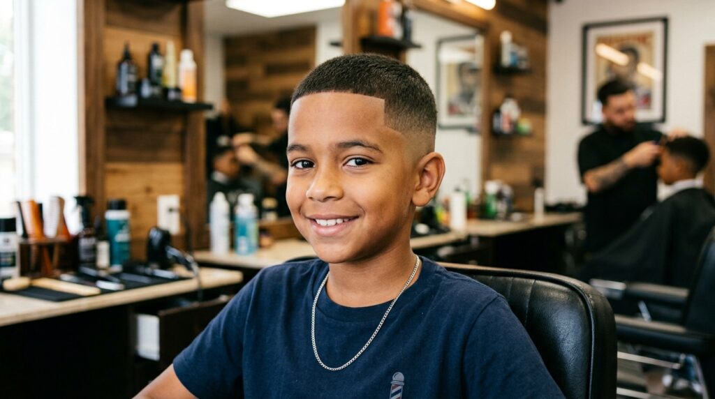 Low Fade with Short Hair