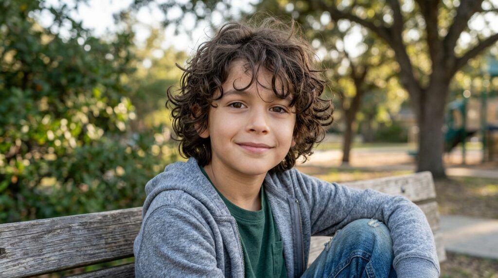 Messy Medium-Length Curls