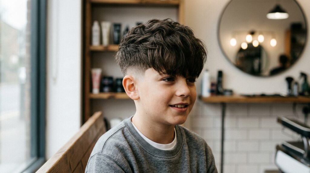 Thick Textured Fringe with Low Fade