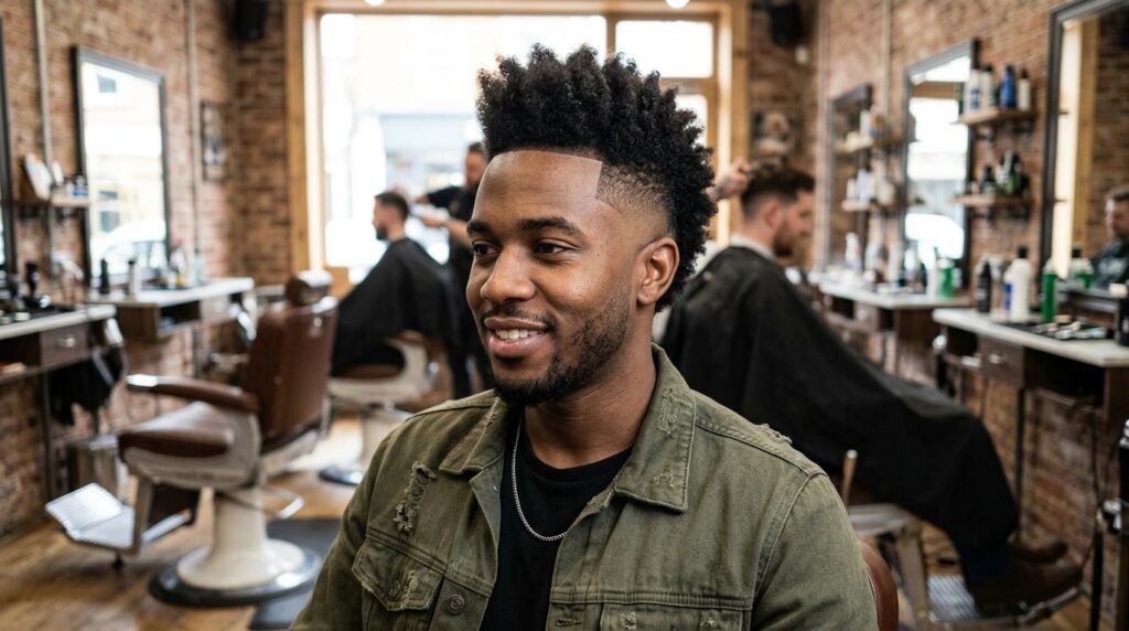 Burst Fade Mohawk