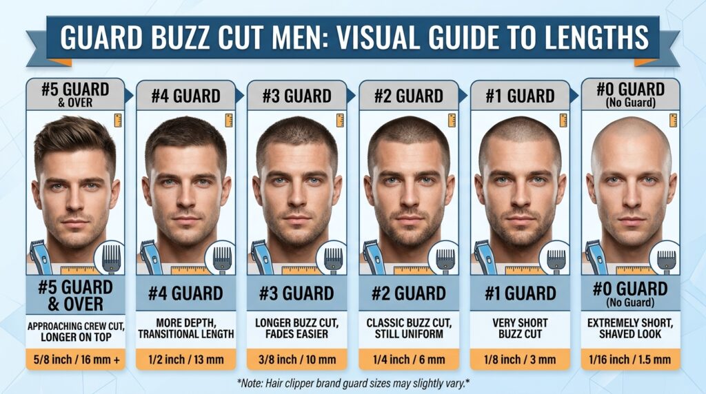 Guard Buzz Cut Men: What Guard Length Is a Buzz Cut?
