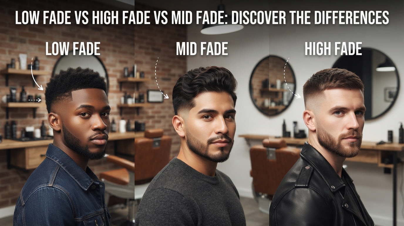 Low Fade vs High Fade vs Mid Fade: Discover The Differences