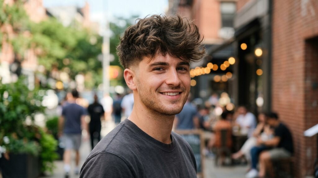  Fluffy Hair With Textured Top