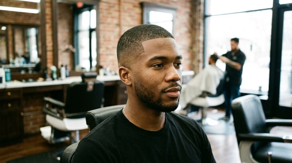 Long Buzz Cut Fade