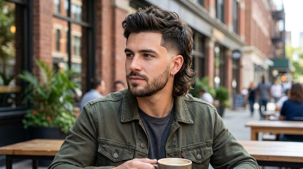 Mullet with Line Up