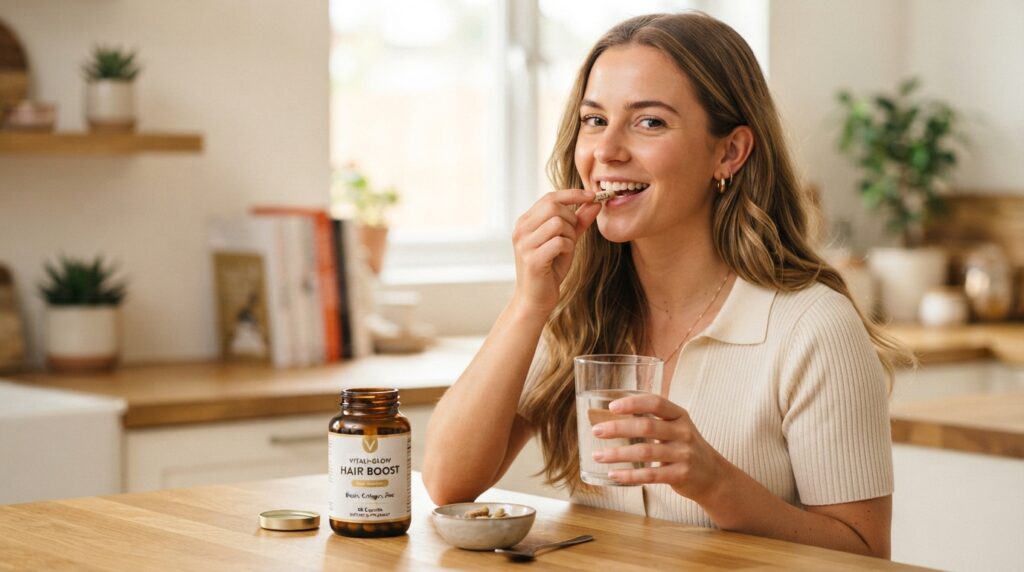 Take a Hair-Boosting Supplement