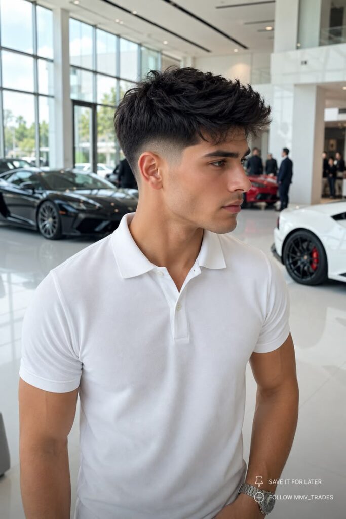 Who a taper low burst fade suits