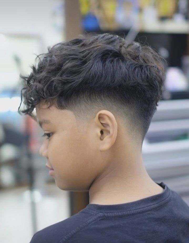Low Taper Fade with Broccoli Cut