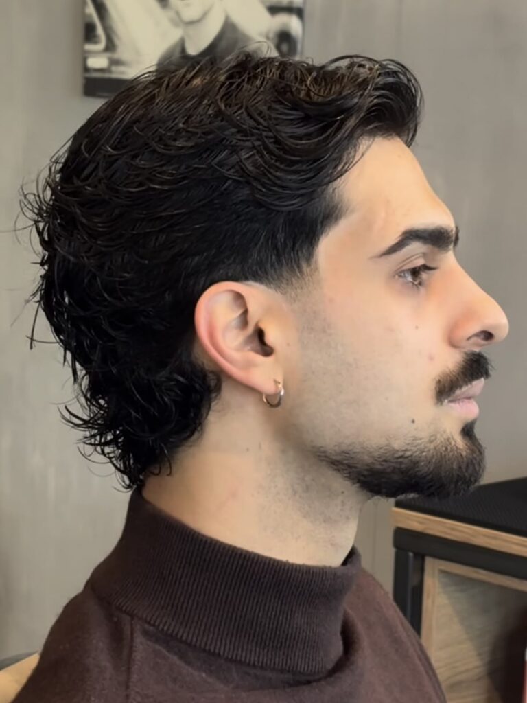 Long classic taper haircut