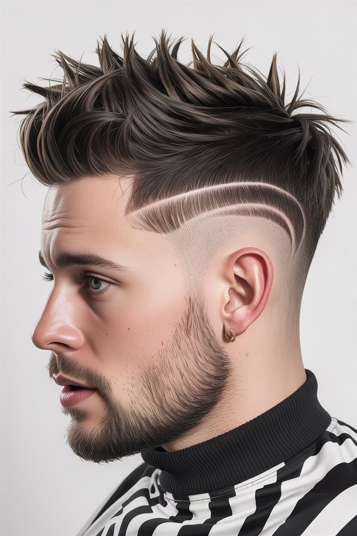 Edgar Cut with Low Taper Fade Designs