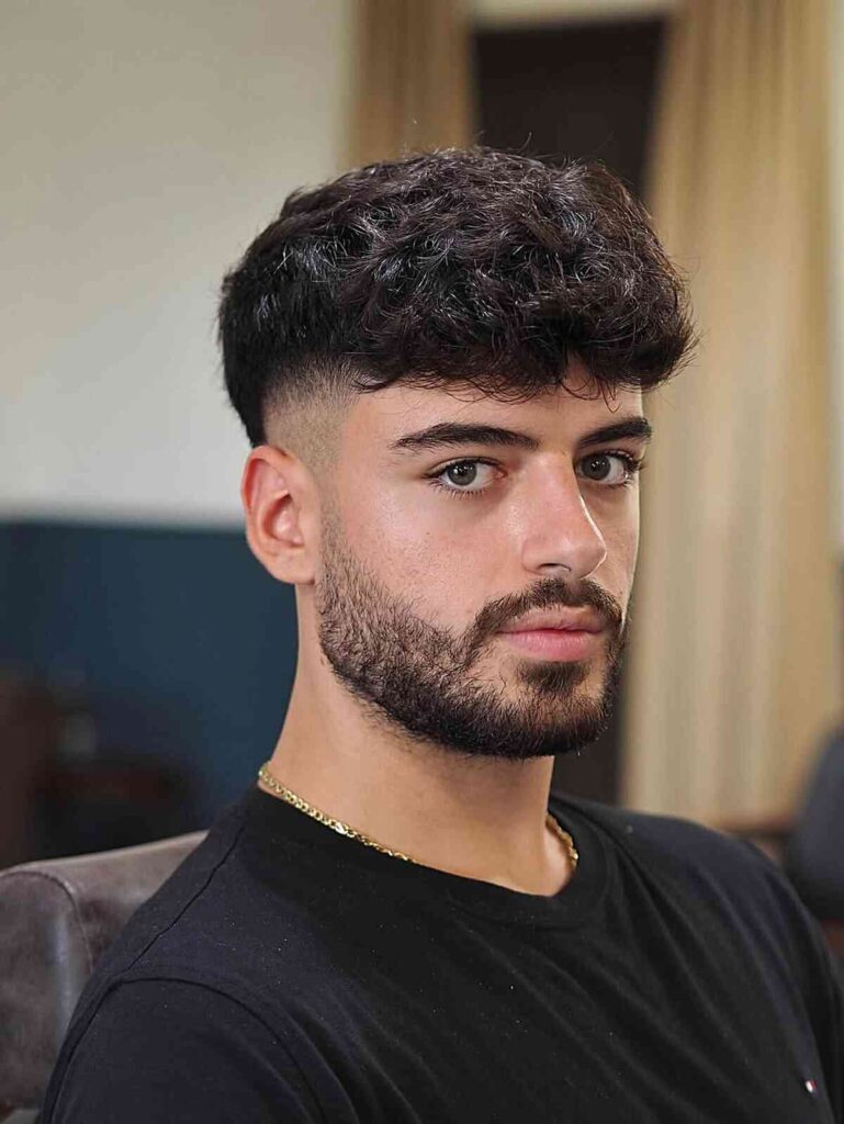 Why the low taper fade with fluffy hair is so popular