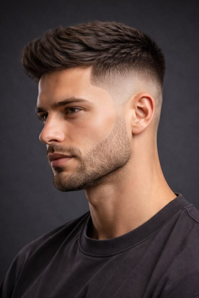 High classic taper haircut styles