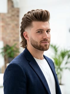 Which face shapes suit a low taper fade mullet best