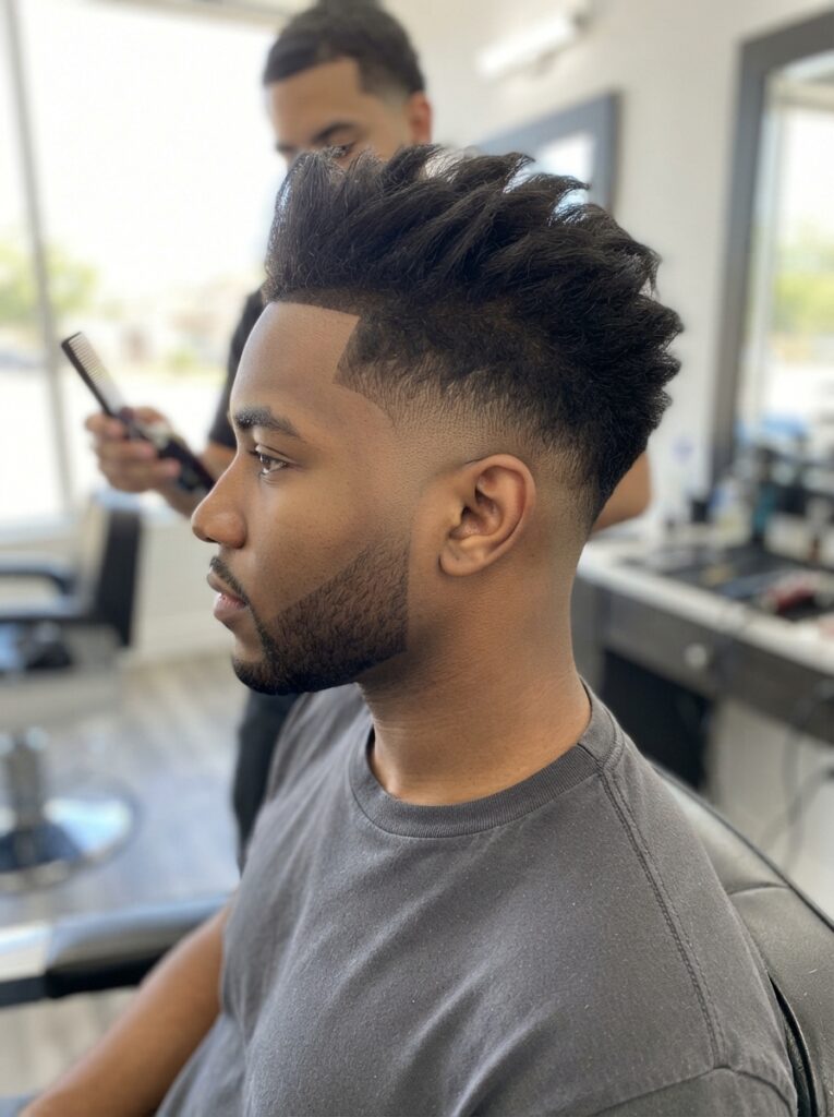 How to ask your barber for a low taper fade blowout
