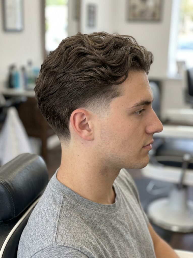 How to ask your barber for a long hair low taper fade
