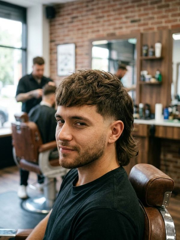 Burst Fade Mullet vs Taper Mullet Fade