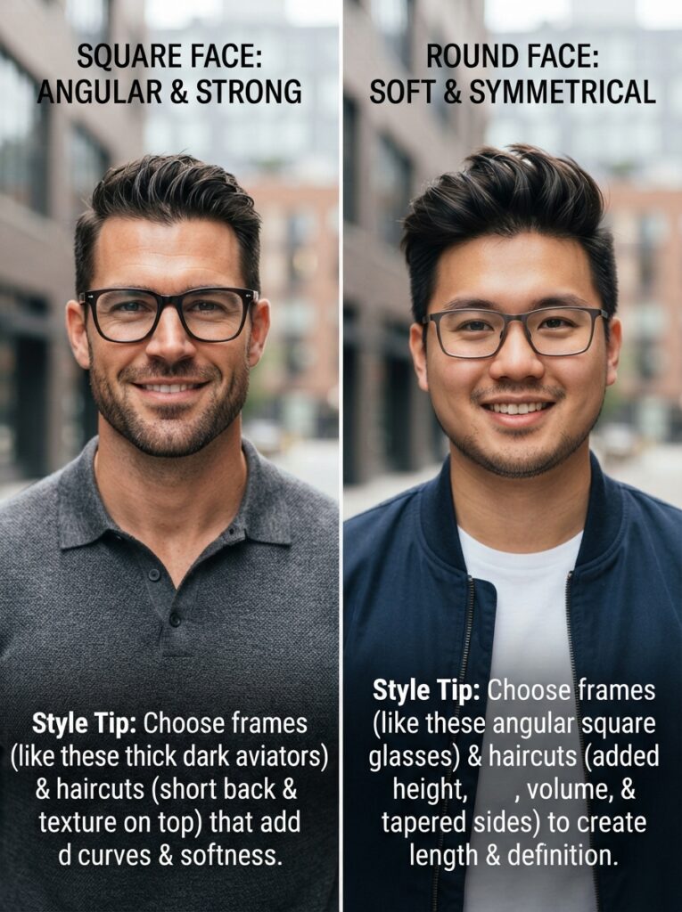 Choosing based on your face shape