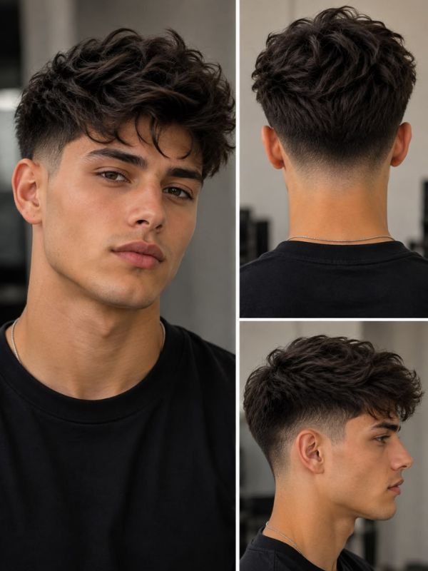 Low taper fade for straight, wavy, curly, and coily hair