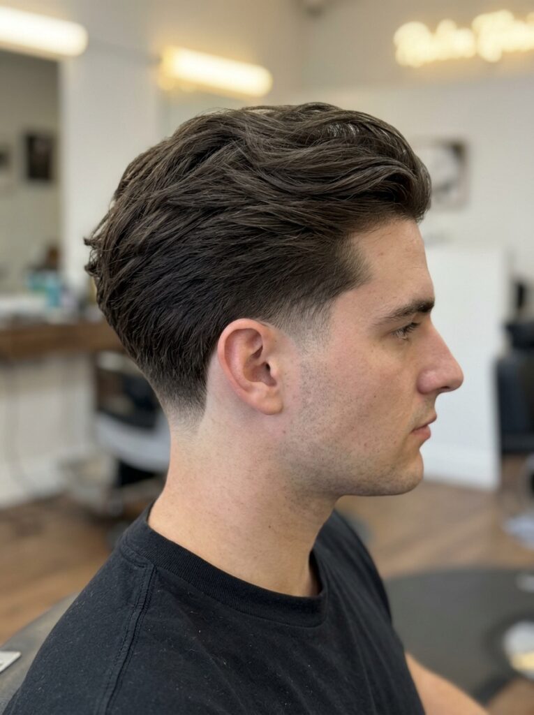 How often should you maintain a long hair low taper fade?