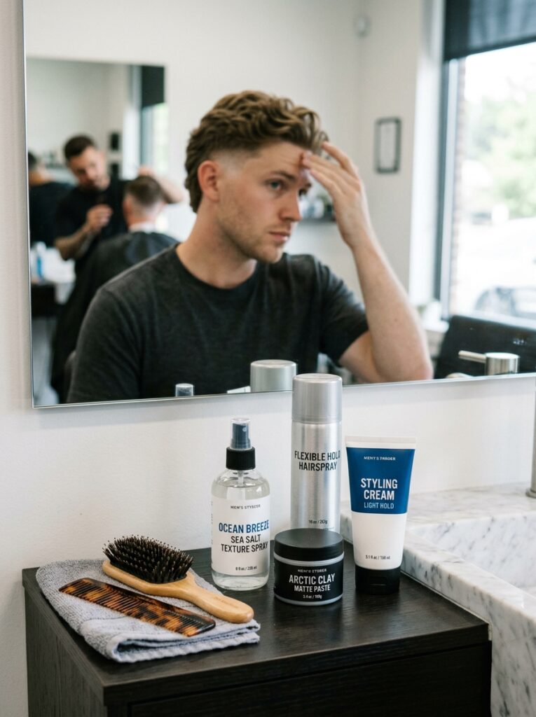 The best products for a long hair low taper fade