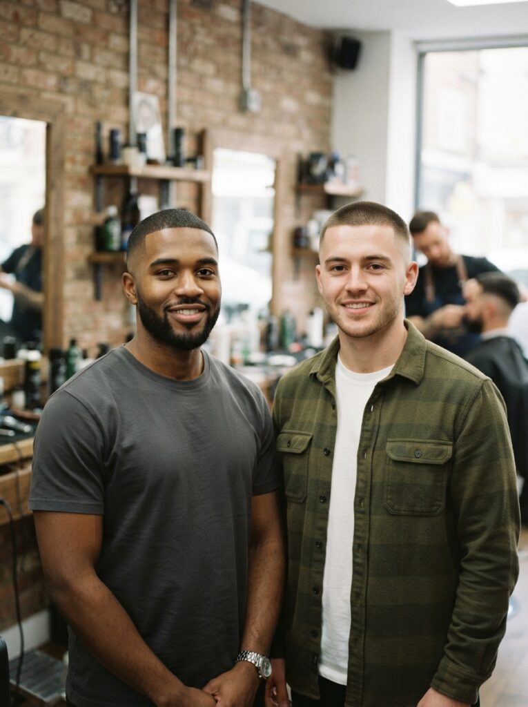 Long Buzz Cut with Low Taper