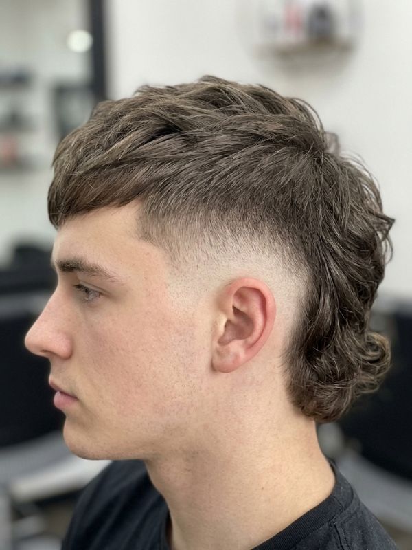 What Is a Burst Fade Mullet