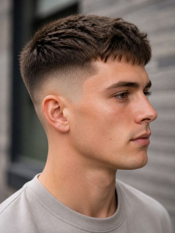 Why the low taper fade suits short hair