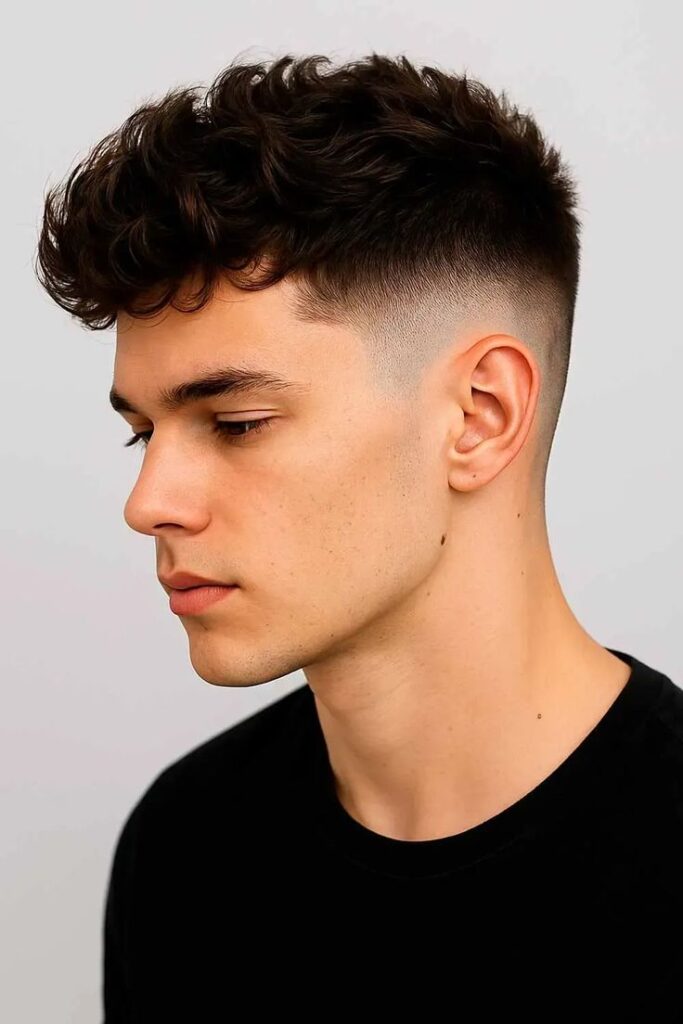 How to ask your barber for a low taper fade with fluffy hair