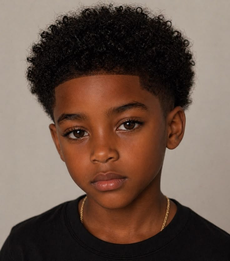 Low Taper Fade with Afro Top