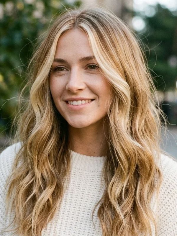  Blonde Hair with Face-Framing Highlights