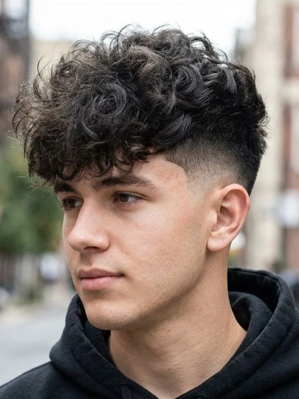 Broccoli Haircut with High Fade
