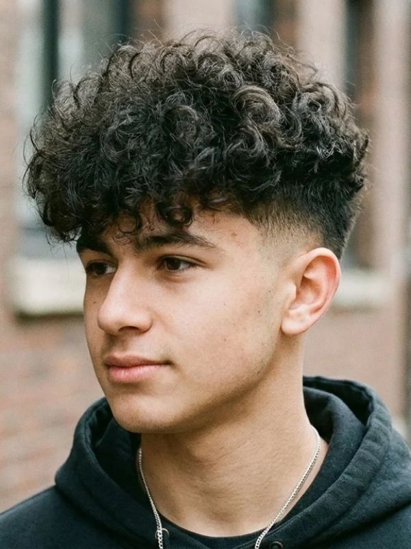 Broccoli Haircut with Mid Fade