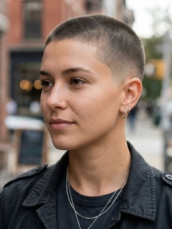 Buzz Cut with Fade