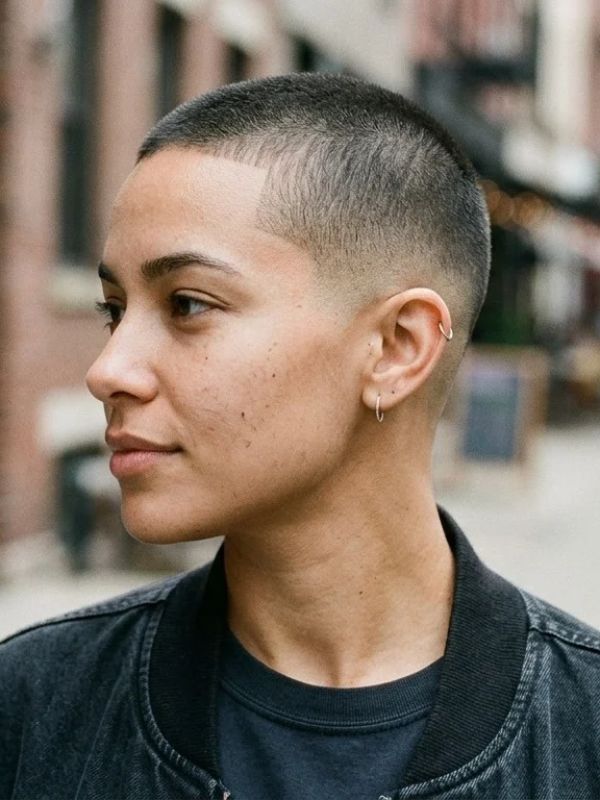Buzz Cut with a Skin Fade