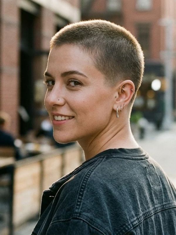 Buzz Cut with a Taper
