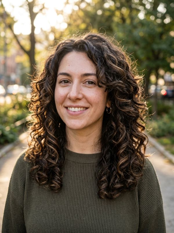 Curly Layered Hair
