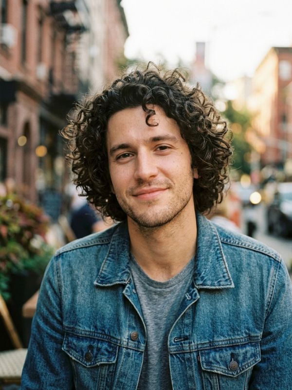 Curly hair