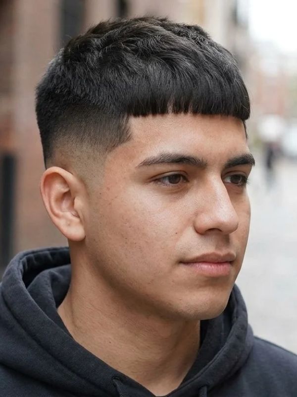 Edgar Haircut with High Fade