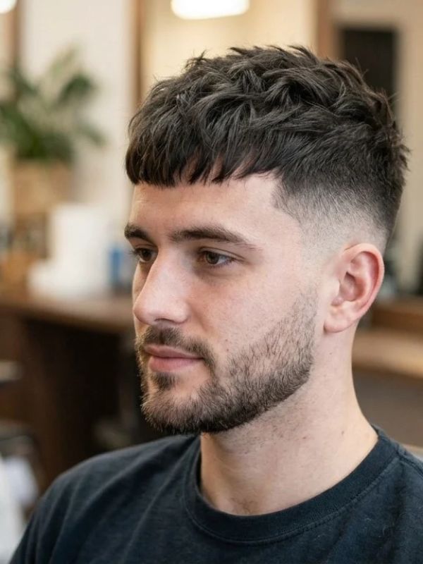 French Crop with Mid Fade