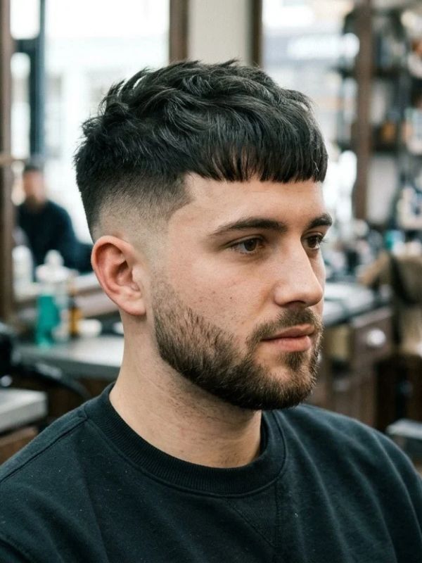 French Crop with Skin Fade