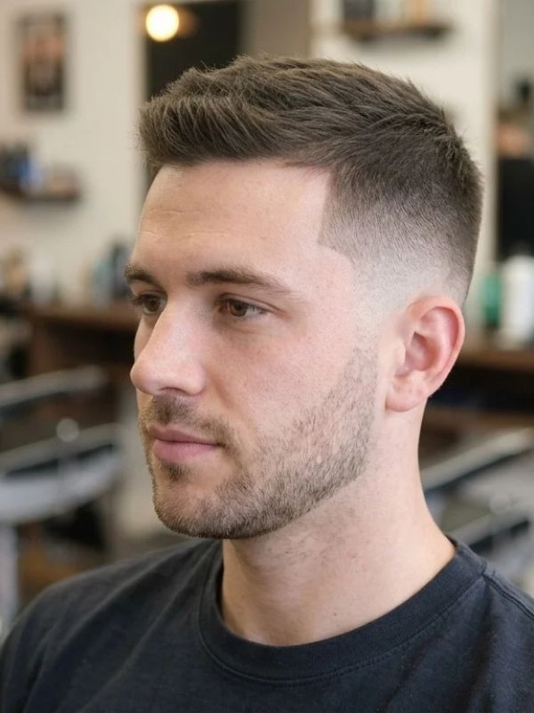 High Taper Crew Cut