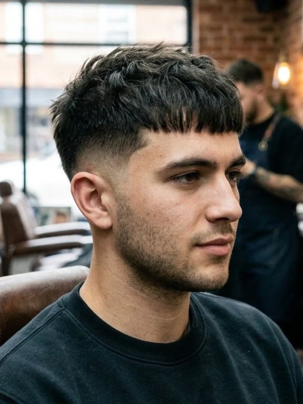 High Taper with Textured Crop