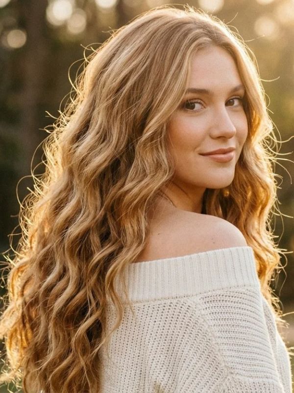 Honey Blonde Waves